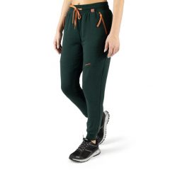 Spodnie dresowe damskie Viking Bamboo Hazen Lady. Zielone spodnie dresowe damskie Viking, bez wzorów, z dresówki, sportowe, długie. Za 169.00 zł.