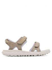 Columbia Sandały Konos Hiker 2-Strap 2121311 Brązowy. Brązowe sandały damskie Columbia, bez wzorów, z materiału, bez obcasa, na płaskiej podeszwie, bez zapięcia. Za 209.00 zł.