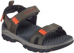 Skechers Skechers sandały męskie Relaxed Fit: Tresmen Ryer 205112-OLV 45. Sandały męskie Skechers, bez wzorów, sportowe, bez zapięcia. Za 279.99 zł.