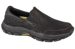 Buty trekkingowe męskie Skechers Respected Calum. Czarne trekkingi męskie Skechers, z materiału, bez zapięcia. Za 379.99 zł.