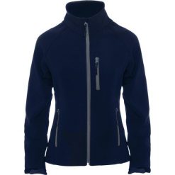 Kurtka Damska Antartida Soft Shell. Niebieskie kurtki sportowe damskie ROLY, xl, bez wzorów, bez ramiączek, bez kaptura, trekkingowe. Za 133.99 zł.