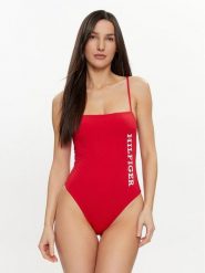 Tommy Hilfiger Strój kąpielowy UW0UW05306 Czerwony. Czerwone stroje kąpielowe damskie Tommy Hilfiger, s, bez wzorów, z syntetyku. Za 229.99 zł.
