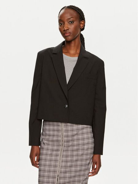 MAX&Co. Marynarka Giada 2426046012200 Czarny Regular Fit. Czarne marynarki i żakiety damskie MAX&Co., bez wzorów, z syntetyku, bez kołnierzyka, bez ramiączek. Za 739.00 zł.