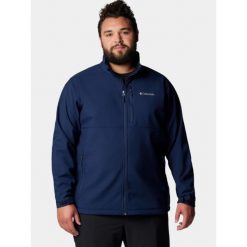 Kurtka Softshellowa Męska Columbia Ascender. Czarne kurtki męskie Columbia, l, bez wzorów, z softshellu, bez kaptura, trekkingowe. Za 489.00 zł.