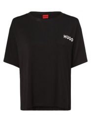 HUGO koszulka od piżamy Kobiety wiskoza czarny, M. Czarne piżamy damskie Hugo, bez wzorów, z wiskozy, bez ramiączek. Za 209.95 zł.