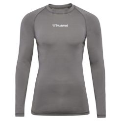 Dżersej z długim rękawem Hummel BL Performance. Szare bluzy męskie Hummel, bez wzorów, z dżerseju, sportowe, bez ramiączek, bez kaptura. Za 203.50 zł.