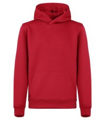 Clique Basic Active Hoody Junior - bluza z kapturem, spun dyed poliester – Red. Czerwone bluzy damskie CLIQUE, m, bez wzorów, z poliesteru, młodzieżowe, bez ramiączek, z kapturem. Za 145.25 zł.