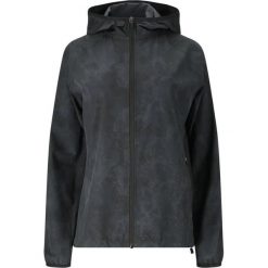 Damska kurtka z kapturem Endurance Braylen AOP. Czarne kurtki sportowe damskie Endurance, bez wzorów, bez ramiączek, z kapturem, do biegania. Za 400.00 zł.