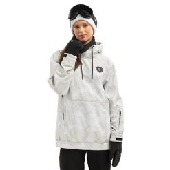 Kurtka snowboardowa damska W1-W Tremblant. Białe kurtki sportowe damskie SIROKO, xl, bez wzorów, z softshellu, bez ramiączek, bez kaptura, narciarskie. W wyprzedaży za 297.00 zł.
