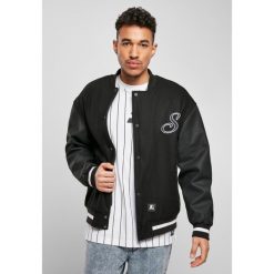 Kurtka Urban Classics starter script college. Czarne kurtki męskie Urban Classics, m, bez wzorów, z materiału, eleganckie, bez kaptura. Za 540.55 zł.