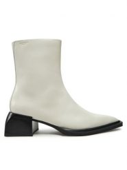 Vagabond Shoemakers Botki Vivian 5453-001-01 Écru. Botki damskie Vagabond Shoemakers, bez wzorów, ze skóry, bez obcasa, na słupku, bez zapięcia. Za 859.99 zł.