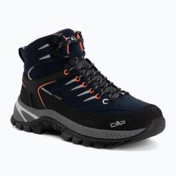 Buty trekkingowe damskie CMP Rigel 2.0 MID. Niebieskie obuwie trekkingowe damskie CMP, z materiału, za kostkę, bez zapięcia. Za 591.00 zł.