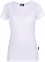 Hi-Tec Koszulka damska LADY PLAIN White r. XXL. Białe bluzki damskie Hi-tec, xxl, bez wzorów, bez kołnierzyka, bez ramiączek. Za 33.01 zł.