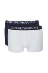 Bokserki 2 PAK EMPORIO ARMANI UNDERWEAR. Bokserki męskie Emporio Armani Underwear, bez wzorów. W wyprzedaży za 188.30 zł.