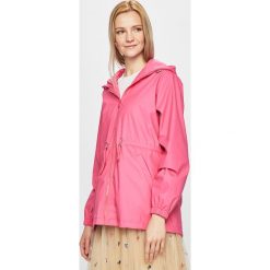 Silvian Heach - Parka. Czerwone parki damskie Silvian Heach, s, bez wzorów, z materiału, z kapturem. W wyprzedaży za 359.90 zł.
