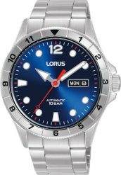 Zegarek Lorus Zegarek męski Lorus RL461BX9 srebrny. Szare zegarki męskie Lorus, bez wzorów, srebrne. Za 443.85 zł.