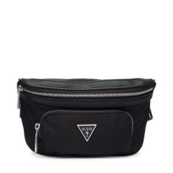 Nerka Guess. Czarne saszetki i nerki męskie Guess, z aplikacjami. Za 369.99 zł.