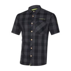 Koszula trekkingowa męska La Sportiva Nomad. Szare koszule męskie La Sportiva, m, bez wzorów, sportowe, bez kołnierzyka, bez ramiączek. Za 339.99 zł.