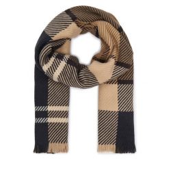Szalik Barbour. Brązowe szaliki damskie Barbour, bez wzorów. Za 244.99 zł.