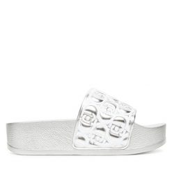 Klapki Liu Jo. Szare klapki damskie Liu Jo, bez wzorów, bez obcasa, bez zapięcia. Za 169.99 zł.