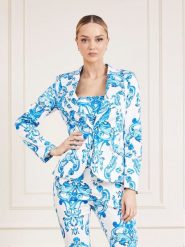 Marciano Guess Marynarka 4GGN02 7247Z Kolorowy Classic Fit. Marynarki i żakiety damskie Marciano Guess, z aplikacjami, z bawełny, bez kołnierzyka, bez ramiączek. Za 999.99 zł.