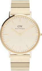 Zegarek męski Daniel Wellington DW00100779 złoty. Żółte zegarki męskie Daniel Wellington, bez wzorów, złote. Za 1,305.63 zł.