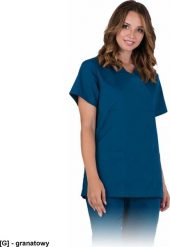 R.E.I.S. TRISTI-J - bluza damska ochronna z krótkim rękawem, 2 kieszenie, dekolt w szpic XL. Brązowe bluzy damskie R.E.I.S., s, bez wzorów, bez ramiączek, bez kaptura. Za 49.84 zł.