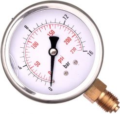 Fluke Manomet ciśnieniomierz Zegar Glicerynowy 63mm 0-16 bar Gwint 1/4 Dolny. Ciśnieniomierze Fluke. Za 39.99 zł.