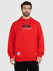 4F Bluza dresowa nierozpinana z kapturem męska - czerwona S. Czerwone bluzy męskie 4F, m, bez wzorów, z dresówki, klasyczne, bez ramiączek, z kapturem. Za 249.99 zł.