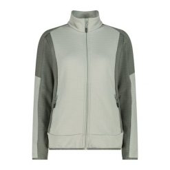 Damska bluza dresowa CMP Grid Tech Thermal. Białe bluzy damskie CMP, bez wzorów, z dresówki, bez ramiączek, z kapturem. Za 253.00 zł.
