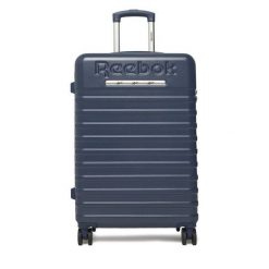Walizka średnia Reebok. Niebieskie walizki męskie Reebok, bez wzorów, średnie. Za 319.99 zł.