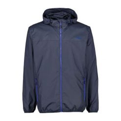 Kurtka przeciwdeszczowa męska CMP Rain Fix. Niebieskie kurtki męskie CMP, m, bez wzorów, sportowe, bez kaptura. Za 139.99 zł.