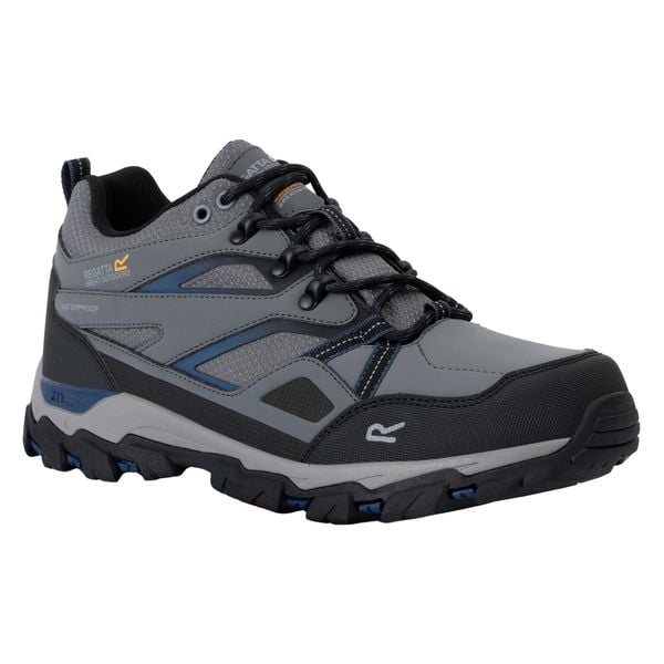 Męskie Buty Do Chodzenia Holcombe 3 Low. Niebieskie buty zimowe męskie Regatta, bez wzorów, bez obcasa, bez zapięcia. Za 312.99 zł.