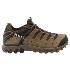 Męskie Buty Alterra Lite Leather GORETEX. Brązowe buty zimowe męskie Aku, bez wzorów, z gore-texu, bez obcasa, bez zapięcia. Za 800.99 zł.