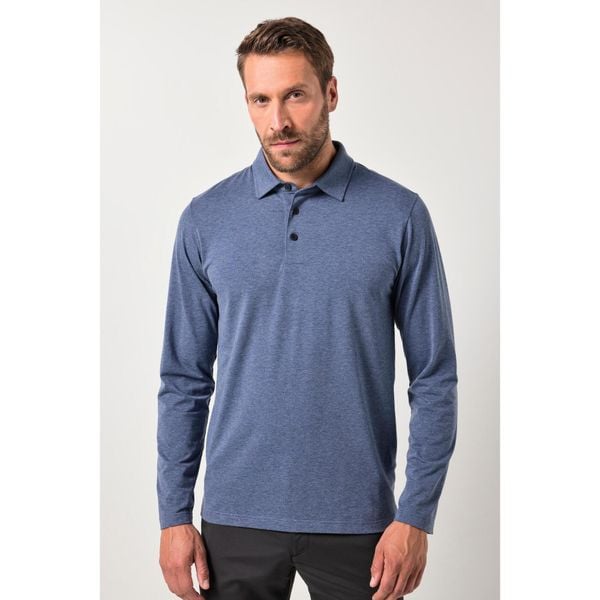 Męska Koszulka polo golf szybkoschnący długi rękaw do rozm. 7XL. Niebieskie swetry męskie JAY-PI, m, bez wzorów, z bawełny, sportowe, bez kołnierzyka, bez ramiączek. Za 239.99 zł.