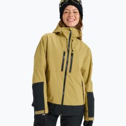 Kurtka snowboardowa damska ROXY Upwards. Czarne kurtki sportowe damskie Roxy, na zimę, s, bez wzorów, z materiału, bez ramiączek, bez kaptura, snowboardowy. Za 1,102.10 zł.
