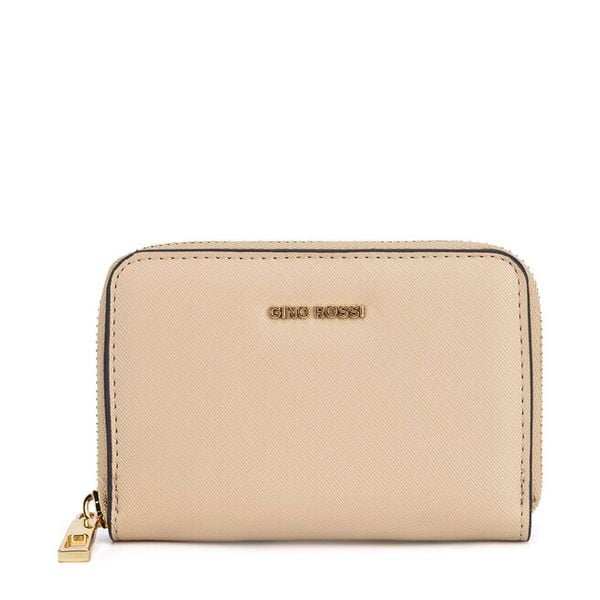 Portfel GINO ROSSI. Brązowe portfele damskie Gino Rossi. Za 79.99 zł.
