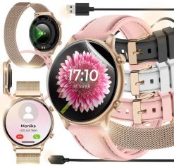 Smartwatch WonderWatch Złoty. Żółte zegarki smartwatch WonderWatch, bez wzorów. Za 155.00 zł.