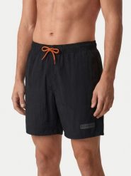 Napapijri Szorty kąpielowe V-Box Logo 1 NP0A4HAX Czarny Regular Fit. Czarne kąpielówki męskie Napapijri, m, bez wzorów, z syntetyku. Za 259.99 zł.