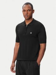 HUGO Sweter Sayfong-5 50564234 Czarny Regular Fit. Czarne swetry męskie Hugo, m, bez wzorów, z wiskozy, bez kołnierzyka, bez ramiączek. Za 699.99 zł.