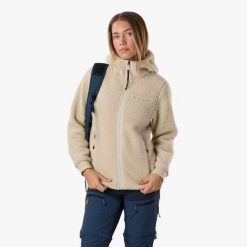 Bluza polarowa hiking damska Swedemount Lofoten Pile Jacket wodoodporna. Brązowe bluzy damskie SWEDEMOUNT, na zimę, bez wzorów, z polaru, sportowe, bez ramiączek, bez kaptura. Za 399.99 zł.