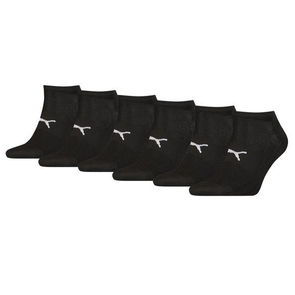 Skarpety Puma Sport Sneaker Light, 6 pary czarnym. Czarne skarpetki damskie Puma, bez wzorów, z elastanu. Za 162.99 zł.