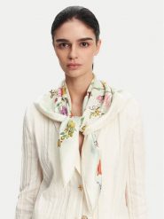 Furla Chusta Tortona Carre WT00021 BX3853 TRU00 Brązowy. Brązowe rękawiczki damskie Furla, bez wzorów, z jedwabiu. Za 599.99 zł.