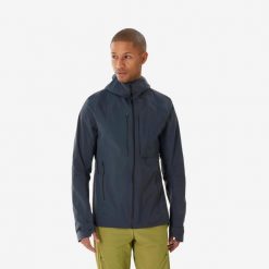 Second Life - Kurtka turystyczna męska Quechua MH900... - Stan Doskonały. Czarne kurtki męskie QUECHUA, l, bez wzorów, z materiału, bez kaptura. Za 466.99 zł.