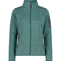 Bluza polarowa damska CMP Haze Jacket Knitted. Niebieskie bluzy damskie CMP, bez wzorów, z materiału, bez ramiączek, z kapturem. Za 297.05 zł.