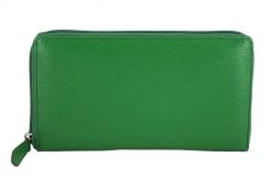 Portfel skórzany BARBERINI'S zielony D-8320-38. Zielone portfele damskie Barberinis. Za 169.99 zł.