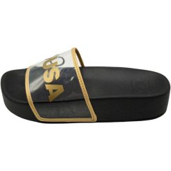 Klapki DC Shoes Dc Slide Platform Se, Kobiety. Czarne klapki damskie DC Shoes, bez wzorów, bez obcasa, bez zapięcia. Za 148.25 zł.