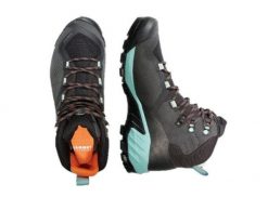 Buty trekkingowe damskie Mammut Sapuen High GTX. Czarne obuwie trekkingowe damskie Mammut, z gore-texu, bez zapięcia. Za 1,049.00 zł.