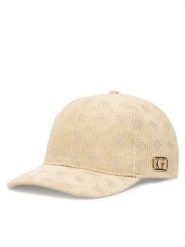 Guess Czapka z daszkiem AW5391 POL01 Beżowy. Brązowe czapki damskie Guess, z aplikacjami, z bawełny. Za 159.99 zł.