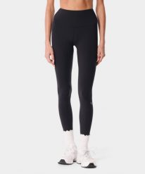 Legginsy crossback na pilates dla kobiet Carpatree Balletcore. Czarne legginsy damskie Carpatree, bez wzorów, z dzianiny. Za 146.99 zł.